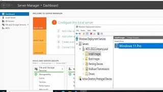 How to Deploy Windows 11 to All Computers Using Windows Deployment Services WDS Windows Server 2022 [upl. by Anirahs]