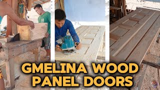 Gmelina Wood Panel Doors  Diskarte sa pagtitistis [upl. by Gabbey]