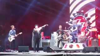 Foo Fighters Wrigley Field Rick Nielsen Cheap Trick joins for Something From Nothing live 082915 [upl. by Jallier]