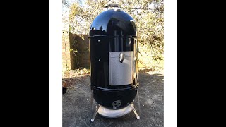 Weber Smokey Mountain Cooker Smoker Assembly [upl. by Nelleh]