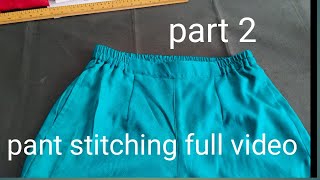 part 2 pant stitching easy formula for beginnerspant fashion trendy [upl. by Clem]