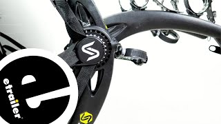 etrailer  Saris Bones Bike Racks Strap Management End Caps Review [upl. by Cinimmod413]