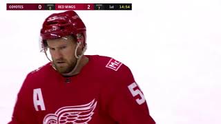 Niklas Kronwall lays a massive hit on Nick Cousins [upl. by Enytsirk]