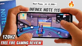 Infinix Note 11s Free Fire Gaming Review  Unboxing infinix Note 11s Free Fire Test Gameplay Ultra [upl. by Anilesor]