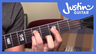 10 Basic Jazz Chords  Guitar Tutorials  JustinGuitar JA001 [upl. by Viviene469]