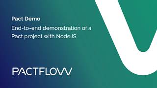 Introduction to contract testing  Part 3 Demo  Contract testing with Pact JS [upl. by Reynard]