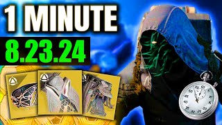 EXOTIC CLASS ARMOR AT XUR Go Now Xur in 1 Minute 82324 [upl. by Ikkir]