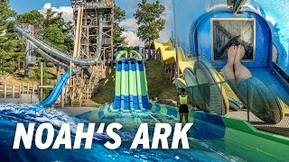 HUGE Water Park in Wisconsin Noahs Ark  Water Slides 2023 POV [upl. by Alisia]