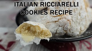 Ricciarelli typical Siena’s almond cookies  GLUTEN FREE [upl. by Sinne]