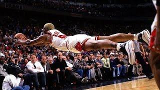 Dennis Rodman Top 10 Career Plays [upl. by Nomar457]