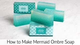 How To Make Mermaid Ombre Soap  Easy DIY Melt amp Pour Tutorial  BrambleBerrycom [upl. by Rolanda744]