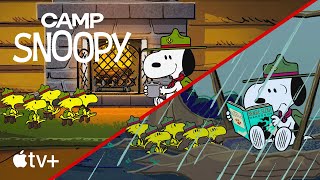 STUCK in the RAIN ☔️  Camp Snoopy  Cartoons for Kids [upl. by Einotna624]