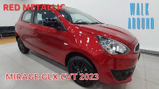 2023 Mitsubishi Mirage GLX CVT Red Metallic [upl. by Munmro]