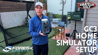 Outdoor Golf Simulator Setup with Foresight GC3 and Net Return [upl. by Mccarty716]