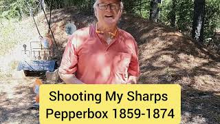 Shooting My Sharps Pepperbox 1859  1874 [upl. by Gent]