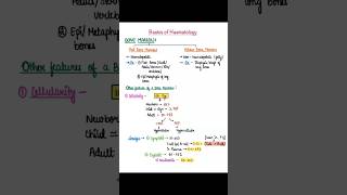 Hematology One Shotmbbs anatomy med blood study futuredoctor pathology medicalcolleges [upl. by Sima]