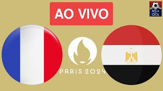 FRANÇA X EGITO AO VIVO  SEMIFINAL FUTEBOL MASCULINO  OLIMPÍADAS DE PARIS  NARRAÇÃO [upl. by Idnar]