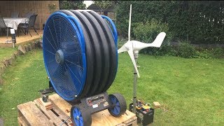 100 Watt Small Wind Turbine output test and review [upl. by Sylvia]