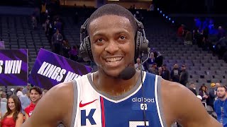 DeAaron Fox Reacts to Kings Advancing to Knockout Round  Inside the NBA [upl. by Azriel601]