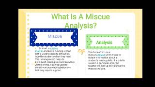 Reading Miscue and Miscue Analysis [upl. by Keily]