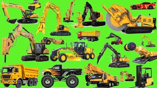 ALAT BERAT amp FUNGSINYA  HEAVY EQUIPMENT  Asphalt paver Excavator Bulldozer Dump truck [upl. by Leidag]