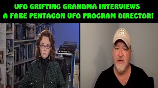 Linda Moulton Howe  Lue Elizondo grifting grandma interviews fake pentagon UFO program director [upl. by Wohlen]