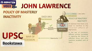 John Lawrence amp Policy of Masterly Inactivity  Anglo Afghan Wars [upl. by Sabino]