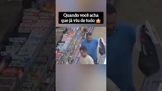 Quando você pensa que já viu de tudo 🤷🏻furto supermercado câmerasdesegurança fly monitoramento [upl. by Airlie125]