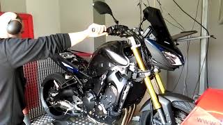 YAMAHA MT09 TRACER with ScPROJECT exhaust full system by Parsotakis Racing Garage [upl. by Ahteres5]