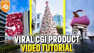 How to Create These Viral CGI Product Animations in Blender  VFX Tutorial [upl. by Nonaihr]