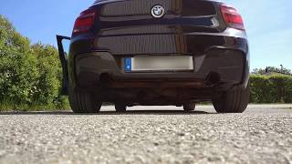 BMW M135i xDrive Ypipe  Muffler delete  Cold start [upl. by Yerdna]