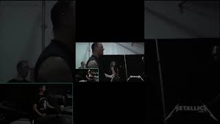 Disposable Lars shorts larsulrich metallica drums reaction drummer drumming react metal [upl. by Inglebert]