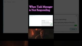 When Task Manager Stop Responding windows taskmanager [upl. by Luane]