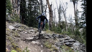 Biking Buffalo Jump trail Big Sky Resort 2022 [upl. by Peppie919]