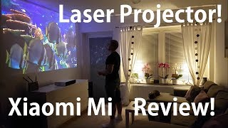 Xiaomi Mi Laser projector review 150 Ultra short throw [upl. by Llednov]