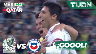 ¡LETAL Cabezazo y gol de Jordan Silva  México 21 Chile  Amistoso Internacional  TUDN [upl. by Yellek802]