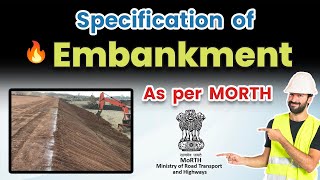 Specification of Embankment Construction as per MORTH Guidelines [upl. by Nylloc637]