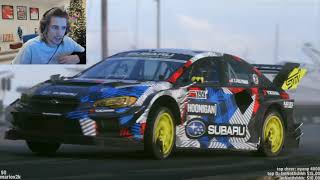 xQc REACTS to Gymkhana 2020 Travis Pastrana Takeover Ultimate Hometown Shred in an 862hp SubaruSTI [upl. by Fassold]