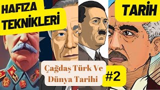 Çağdaş Türk ve Dünya Tarihi Hafıza Teknikleriyle Tarih önlisans kpss tarih çağdaştürkdünyatarihi [upl. by Lordan855]