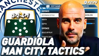 PEP GUARDIOLAS MAN CITY 3241 TACTICS IN EA FC 24 [upl. by Leiuqese]