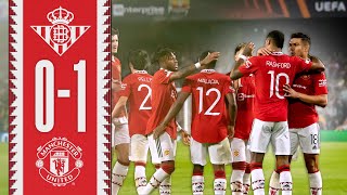 Through To The QuarterFinals 🙌  Real Betis 01 Manchester United  Highlights [upl. by Sayers52]