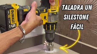 Cómo Taladrar un Silestone o Mármol para Instalar un Grifo Paso a Paso [upl. by Hax645]