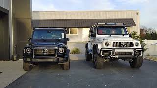 G550 and G63 4x4 Squared Side by Side [upl. by Woodman]