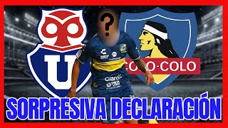 🔴quotSIEMPRE ME HA GUSTADOquot  GOLEADOR PRETENDIDO POR LA U Y COLO COLO REVELA DONDE LE GUSTARÍA IR [upl. by Landau]