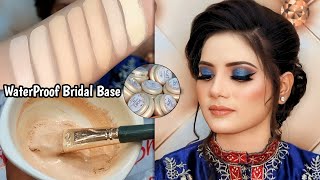 Parlour Secret Waterproof Bridal Base 2023  Glittery Smokey Eye Look by Asma Khan [upl. by Nola601]