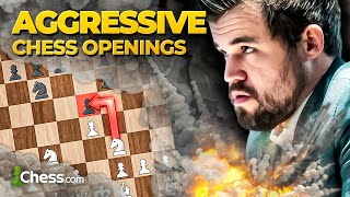 The Top 5 Best Chess Openings For Aggressive Beginners [upl. by Warchaw]