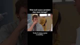 Chris Pratt With Constant Nasal Drainage Due to CSF Leak Andy Dwyer Goes to Doctor [upl. by Bree]