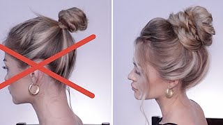 THIS MESSY BUN TUTORIAL WILL CHANGE YOUR LIFE [upl. by Ennovahs204]