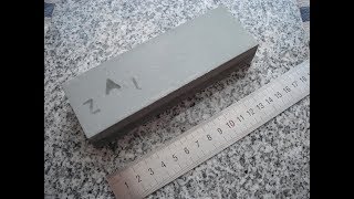 Silicon carbide  carborundum sharpening stone made by ZAI  Berkovitsa  2017 Full HD [upl. by Stephana]