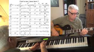 Cest si bon  guitar amp piano jazz cover  Yvan Jacques [upl. by Orva]